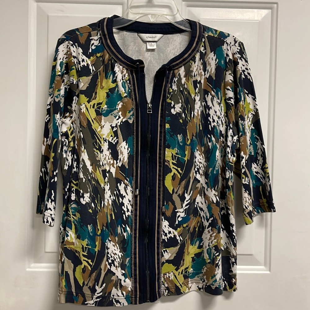 CJ Banks zip up top
